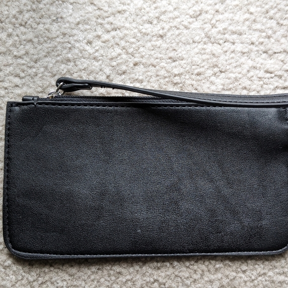 Nine West Gray and Black Tote with Removable Wallet - Picture 4 of 10